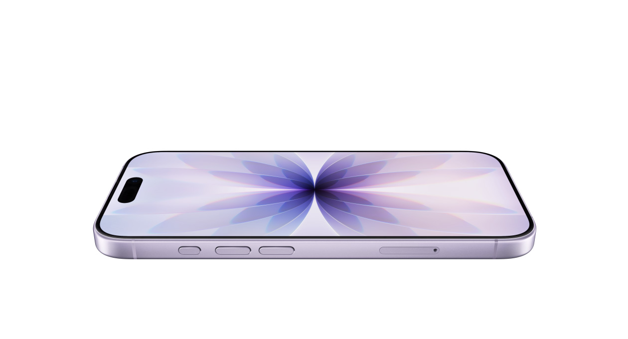 Ceramic Shield che si appoggia lentamente sullo schermo di iPhone 17