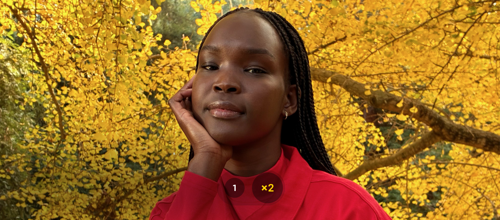 صورة تم التقاطها عبر التكبير باستخدام نمطي كاميرا Fusion 1x و2x.