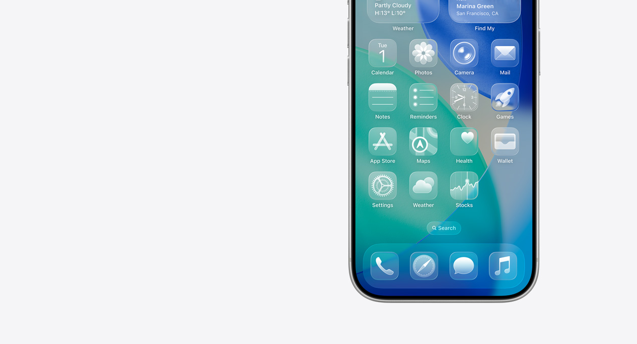 iPhone, bottom section of Lock Screen, showing a Screening Call notification, with text reading, “iPhone is asking the caller for their name and why they are calling”
