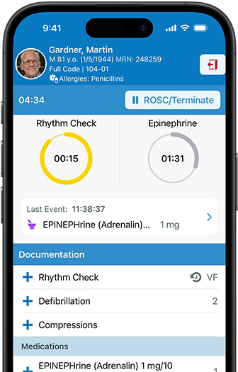 جهاز iPhone يعرض تطبيق Epic Rover.