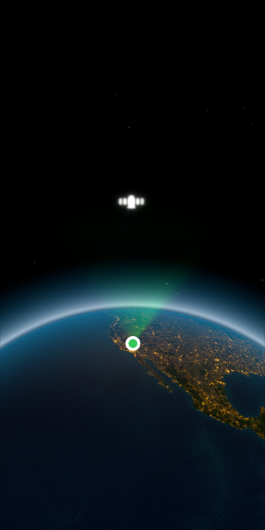 Foto della Terra vista dallo spazio